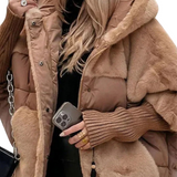 Dominika | Šiltas Paltas su Gaubtu