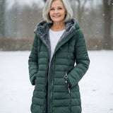 Jami | Pūkuotas paltas su vilnos pamušalu