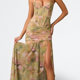 ISAMARA | Ilga Suknelė su Korsetu 