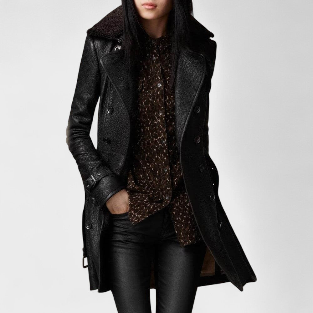 Joana – Elegantiškas 3/4 Ilgio Paltas