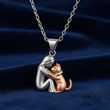 Gabija | Kaklo papuošalas su katės formos pakabuku