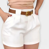 Aukšto Liemens Plisuoti Šortai