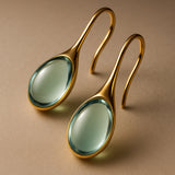 CristalLux Lašeliniai Auskarai Aukso Sidabro - Išskirtinė Elegancija